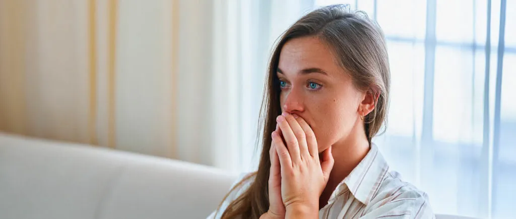 woman dealing with anxiety